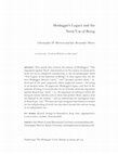 Research paper thumbnail of Heidegger's Legacy and the Need/Use of Being