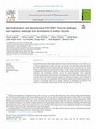 Research paper thumbnail of Spectrophotometry and pharmaceutical PAT/RTRT: Practical challenges and regulatory landscape from development to product lifecycle