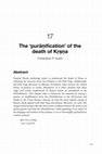 Research paper thumbnail of The Purāṇification of the Death of Kṛṣṇa