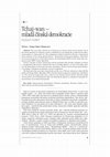 Research paper thumbnail of Tchaj-wanmladá čínská demokracie