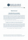 Research paper thumbnail of Vulnerabilità della società digitale e ordinamento costituzionale dei dati - The digital society vulnerabilities and constitutional data legal system
