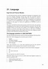 Research paper thumbnail of Language