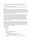 Research paper thumbnail of From intensional properties to universal support