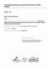Research paper thumbnail of Korozijska postojanost nanostrukturiranih tvrdih metala