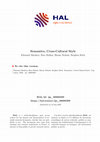 Research paper thumbnail of Semantics, Cross-Cultural Style