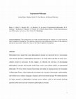 Research paper thumbnail of Experimental Philosophy