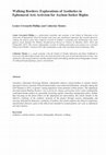Research paper thumbnail of Walking Borders: Explorations of Aesthetics in Ephemeral Arts Activism for Asylum Seeker Rights