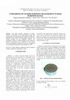 Research paper thumbnail of Comparison of vickers hardness measurement in high hardness range