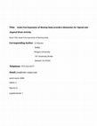Research paper thumbnail of Scale-Free Exponents of Resting State provide a Biomarker for Typical and Atypical Brain Activity