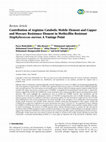 Research paper thumbnail of Contribution of Arginine Catabolic Mobile Element and Copper and Mercury Resistance Element in Methicillin-Resistant Staphylococcus aureus: A Vantage Point