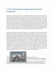 Research paper thumbnail of 3. From Archaeology to Heritage: Sigiriya, the World Heritage Site