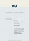 Research paper thumbnail of Outsourcing Active Ownership in Japan