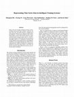 Research paper thumbnail of Representing Time Series Data in Intelligent Training Systems