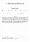 Research paper thumbnail of Who is in favor of immigration: the wealthy or the poor? the old or the young?