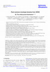 Research paper thumbnail of Post common envelope binaries from SDSS