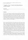 Research paper thumbnail of "Tangible as Tissue": Arnold Gesell, Infant Behavior, and Film Analysis