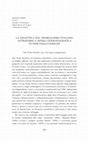 Research paper thumbnail of La didattica del neorealismo italiano attraverso l'opera cinematografica di Pasolini
