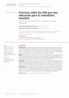 Research paper thumbnail of Prácticas sobre los ODS por una educación para la ciudadanía mundial