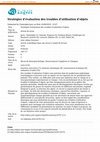 Research paper thumbnail of Stratégies d’évaluation des troubles d’utilisation d’objets