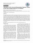 Research paper thumbnail of Alterations of DNA, ions and photosynthetic pigments content in date palm seedlings induced by X-irradiation