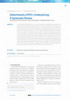 Research paper thumbnail of Determinants of IPO´s Underpricing: A Systematic Review