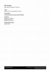 Research paper thumbnail of UC Irvine Working Papers Series Title Secular Cycles and Millennial Trends Publication Date