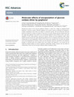 Research paper thumbnail of Molecular effects of encapsulation of glucose oxidase dimer by graphene