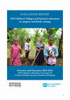 Research paper thumbnail of SOS Children's Villages and Fairstart's educations in caregiver and family training Overview and Outcomes 2016-2021 Of the Quality in Alternative Care project In In