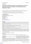 Research paper thumbnail of Associations Between Emotions, Social Media Use, and Sun Exposure Among Young Women: Ecological Momentary Assessment Study (Preprint)