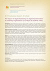 Research paper thumbnail of THE IMPACT OF DIGITAL LEADERSHIP ON DIGITAL TRANSFORMATION IN UNIVERSITY ORGANIZATIONS: AN ANALYSIS OF STUDENTS’ VIEWS