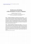 Research paper thumbnail of Mathematical Modelling of the Permeation of Gases in Polymers