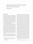 Research paper thumbnail of The Beginning of Sacred Travel in Ancient Athens and Its Countryside
