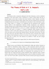 Research paper thumbnail of The Theme of Exile in V. S. Naipaul's Half a Life