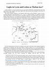 Research paper thumbnail of Lagbe in Lycia and Lesbos as Theban laos