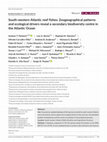 Research paper thumbnail of South‐western Atlantic reef fishes: Zoogeographical patterns and ecological drivers reveal a secondary biodiversity centre in the Atlantic Ocean