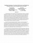 Research paper thumbnail of Simplified calculation of constituent tidal currents and height from HF radar profiles across the mouth of bays and sounds