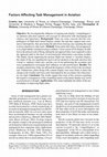 Research paper thumbnail of Factors Affecting Task Management in Aviation