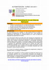 Research paper thumbnail of Práctica 5: Automatización de una célula de fabricación