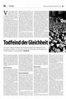 Research paper thumbnail of Todfeind der Gleichheit: Friedrich August von Hayek [The Enemy of Equality: Friedrich August von Hayek]