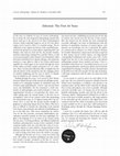 Research paper thumbnail of Editorial: The First 50 Years
