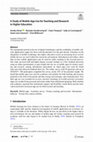 Research paper thumbnail of A Study of Mobile App Use for Teaching and Research in Higher Education