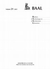 Research paper thumbnail of Ala Eddine A., Jabak S., Elias N,  2021. A Moulded Lead-Glazed pottery skyphos from Mazraa 571 (Beirut), Bulletin d’Archéologie et d’Architecture Libanaise 21: 285-291.