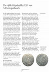 Research paper thumbnail of De vijfde filipsdaalder 1581 van ’s-Hertogenbosch