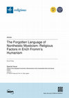 Research paper thumbnail of The Forgotten Language of Nontheistic Mysticism: Religious Factors in Erich Fromm's Humanism