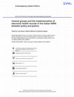 Research paper thumbnail of Interest groups and the implementation of electronic health records in the Italian NRRP, between policy and politics