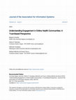 Research paper thumbnail of Understanding Engagement in Online Health Communities: A Trust-Based Perspective