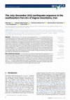 Research paper thumbnail of The July-December 2022 earthquake sequence in the southeastern Fars Arc of Zagros mountains, Iran