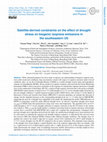 Research paper thumbnail of Satellite-derived constraints on the effect of drought stress on biogenic isoprene emissions in the southeastern US