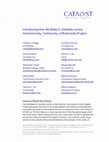 Research paper thumbnail of Introducing How We Make It: Disability Justice, Autoimmunity, Community, a Multimedia Project