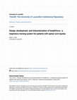 Research paper thumbnail of Design, Development, and Characterization of BreathForce: A Respiratory Training System for Patients with Spinal Cord Injuries